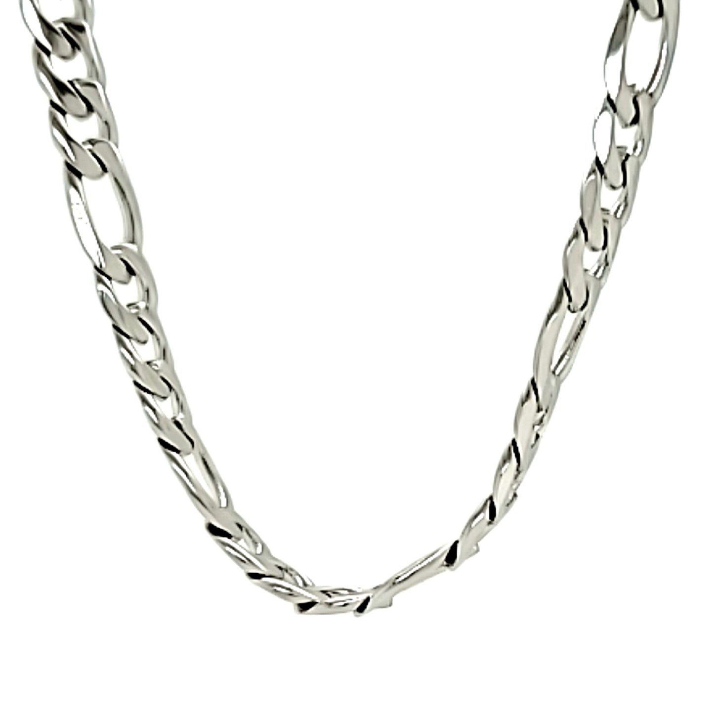 Stainless Steel Figaro Chain Necklace / CHN9500