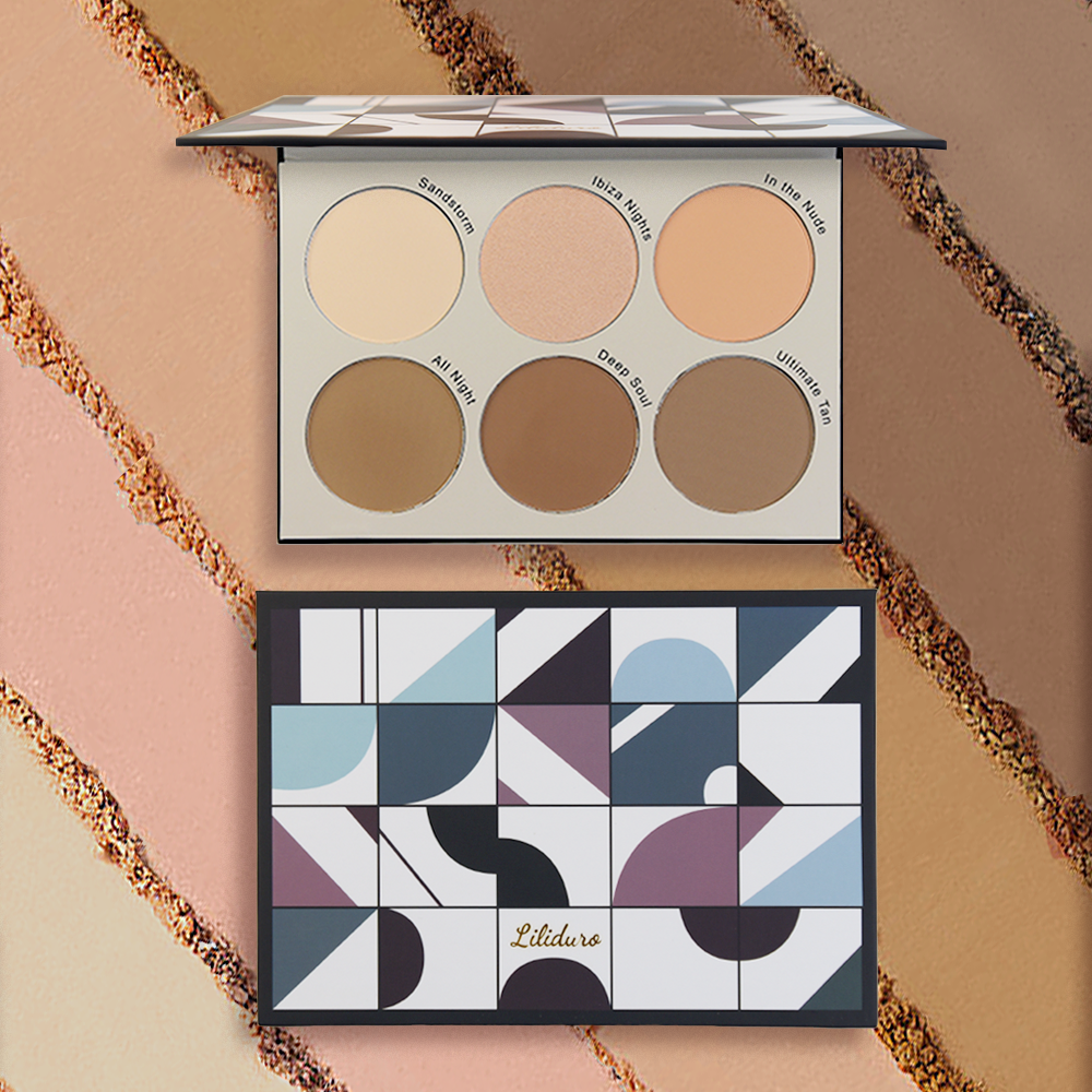 6 Colors Full-Sized Contour Palette  Blush and Bronzer Concealer Palette Cruelty Free&Vegan