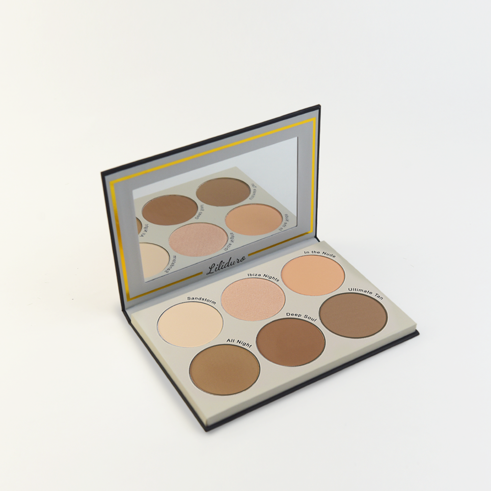 6 Colors Full-Sized Contour Palette  Blush and Bronzer Concealer Palette Cruelty Free&Vegan
